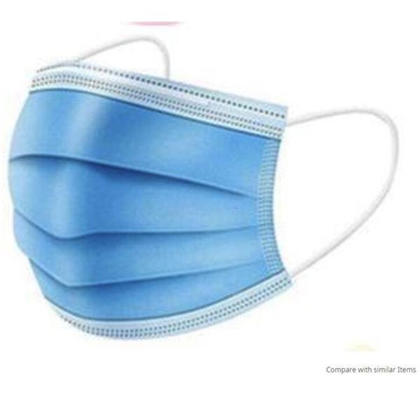 

white 8 colors disposable face masks black pink with elastic ear loop 3-layer masks with earloops for salon home use com