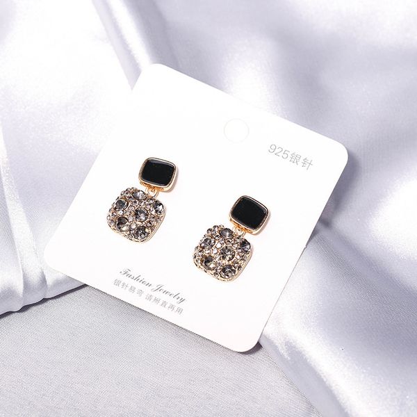 

needle women's silver fengman earrings for diamond 925 ears