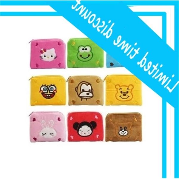 

plush animal zero wallet key bag mass style mixed batch