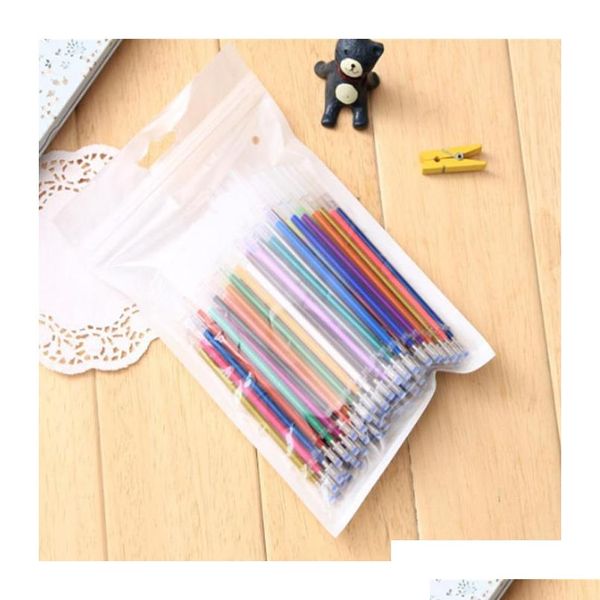 

100pcs /pack new colors gel ink pen refills graffiti school office supplies cartoon painting sketch jllivx xmh_home