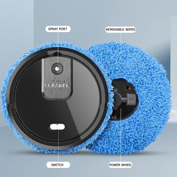 

household usb charging sweeping robot humidifying spray automatic mopping cleaning machine rotary vacuum cleaner lazy sweeping