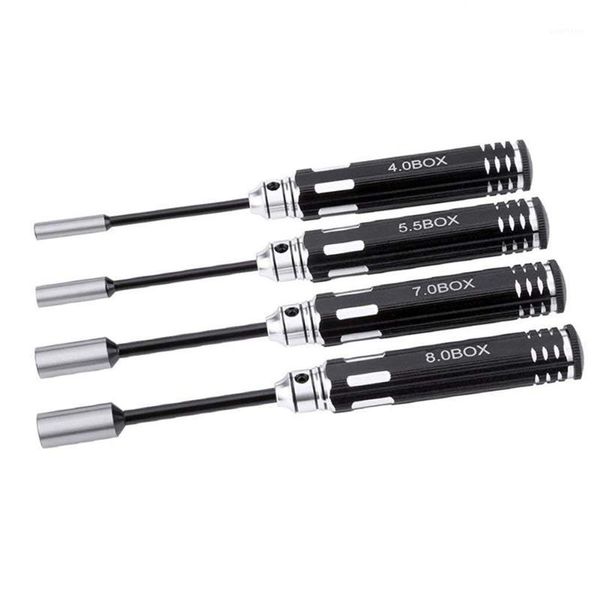 

rc model tool 4pcs hex screw drivers hex nut socket wrench sleeve wheel spanner 4.0/5.5/7.0/8.0mm for daily making ma1