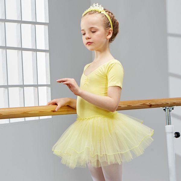 

2017 girl childs kids ballet dance dress 6colors ruched tulle professional tutu kleding meisjes princesa vestidos de renda, Black;red
