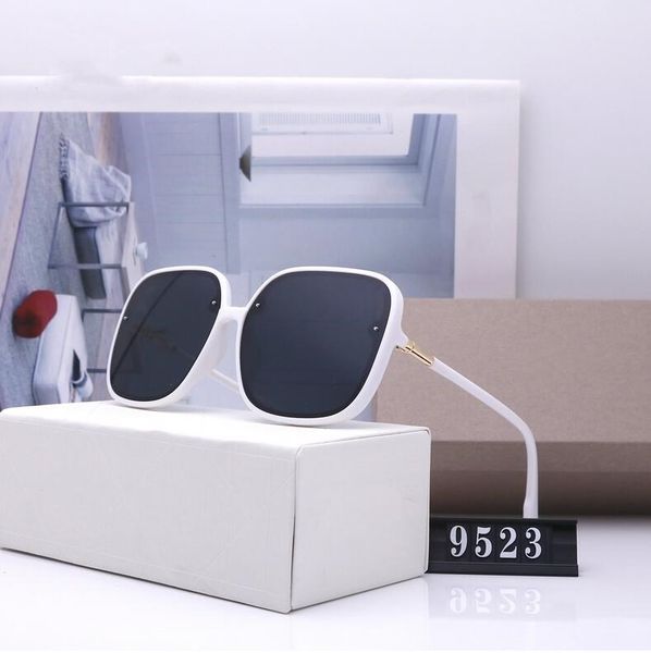 

sunglasses for women fashion wrap sunglass frameless coating uv protection lens carbon fiber legs summer style 9523s hot, White;black