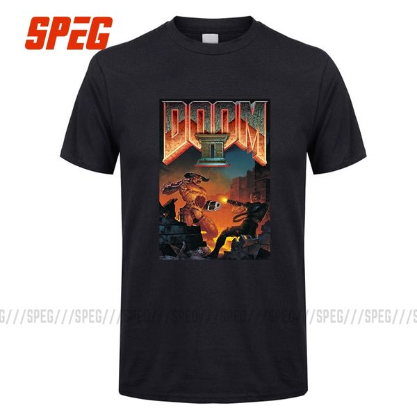 

baisc t shirts doom ii hell on earth 1994 man crewneck short sleeve tee popular men's fun shirts sport hooded sweatshirt hoodie