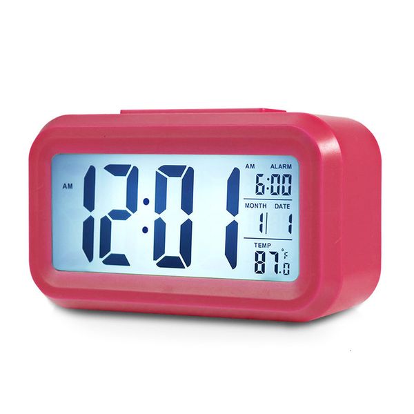 

alarm lcd snooze electronic light sensor nightlight digital display temperature smart clock 4 n6wqx
