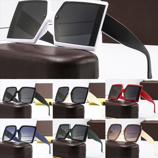 

WmdxL Oversized Women Vintage De Sunglasses L*** Sunglasses Fashion Square Sol Men D shape Oversized Frame Popular NEW Glasses Lentes, White;black