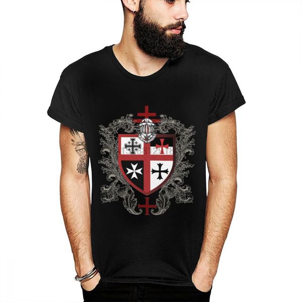 

popular tv knightfall knights templar cross shield t shirt summer leisure man 100% cotton t-shirt sport hooded sweatshirt hoodie