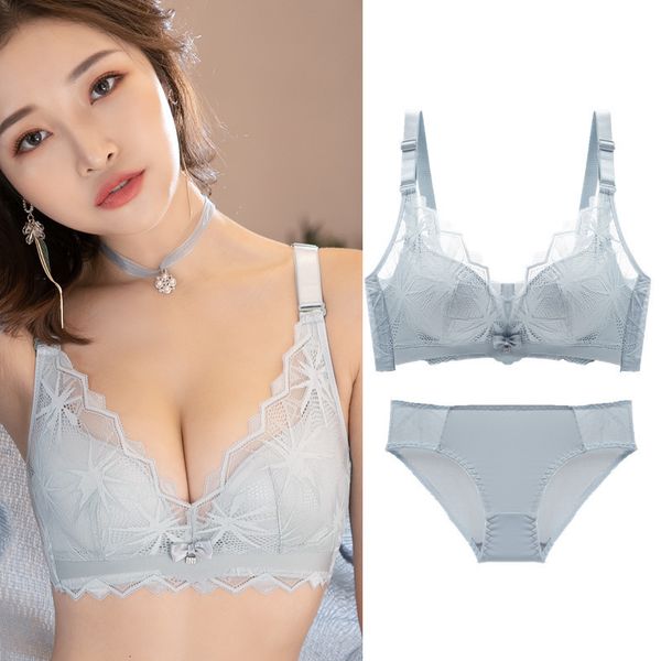 

new products no steel ring lace gathered on of the adjustable bra, Red;black