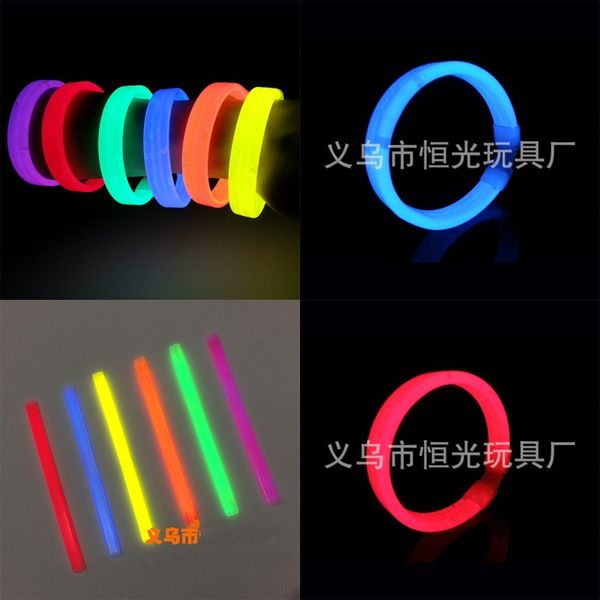 

fluorescence triad bracelet plastic glass tube bangles led light up toy wristband selling with various style 0 85hg j1