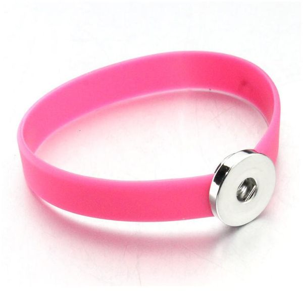 

3 colors good quality 18mm snap button sports rubber bracelet b324 watches women one direction diy jewelry lov bbyiok, Golden;silver