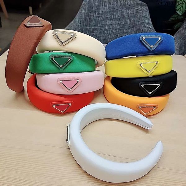 2022 neue Stil Luxus Designer Schwamm Stirnbänder Haarbänder Für Frauen Mädchen Elastische Brief Stirnband Sport Fitness Stirnband Kopf Wrap geschenk