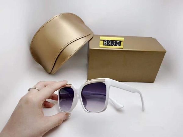 

luxury trdzhzh designer sunglasses for womens men fashion full frame uv400 uv protection lens women summer square style comw with zshtzsrh, White;black