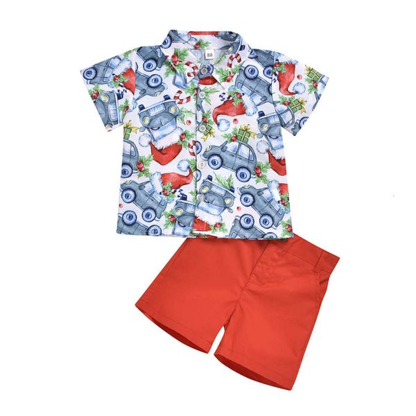 

shirt boys' summer new short sve shorts two piece suit children's fashion, White;black