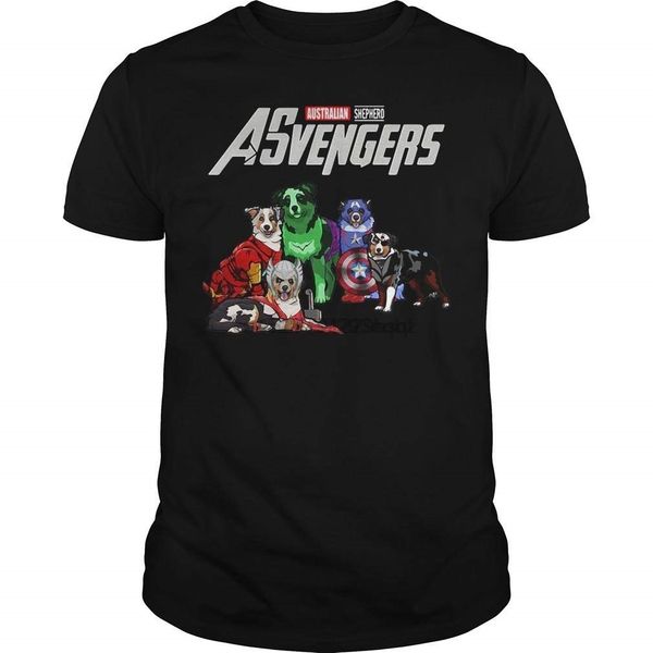

omacho asvengers australian shepherd dog t-shirt sport hooded sweatshirt hoodie
