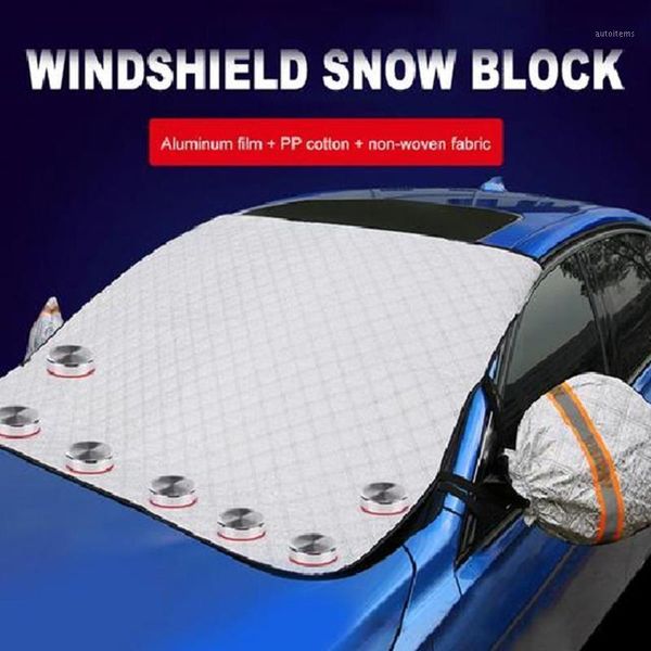 

car windshield snow cover anti snow frost ice windshield dust protector heat sun shade ice blocked dust protector1
