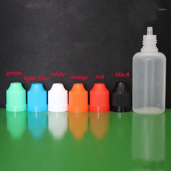 

wholesale- color & childproof caps 50pcs empty squeezable 30ml plastic dropper bottles e liquid bottle eye dropper pe plastic 30ml bottle1