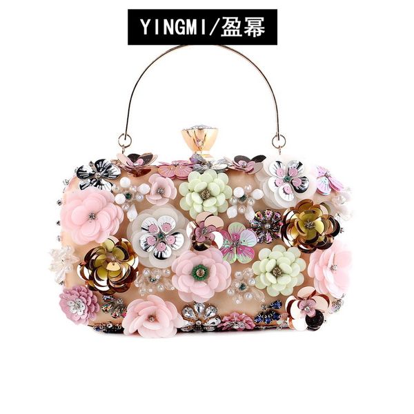 

popular dinner bag ladies high-end banquet evening bag - sweet flower bag
