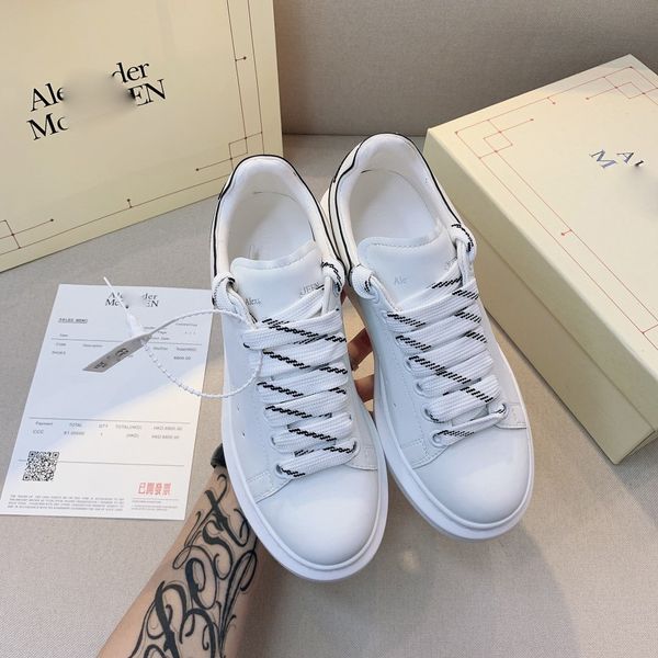 

designer mens and womens shoes casual new black epoxy red letter white shoes couple maijia platform leather shoes waterproof height increasi