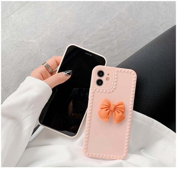 

luxury bowknot phone case for iphone 12 11 pro max 12 mini xs max xr xs 7 8 6s plus lo jllsme