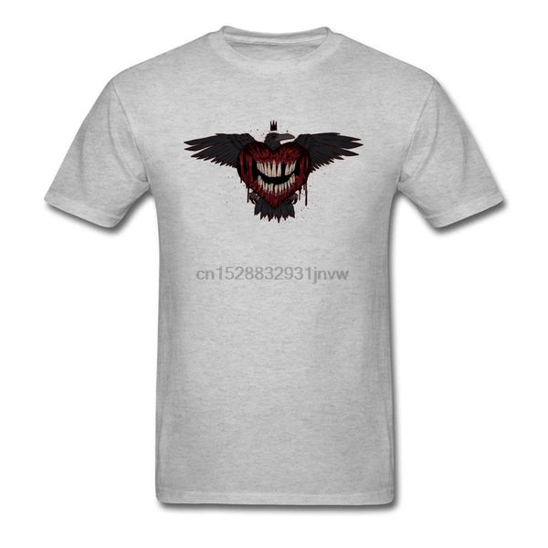 

дизайнеры балахон gray crow king гот для мужчин horror дизайн одежды с коротким рукавом скидка круглый воротник хлопок тис футболки толстовк