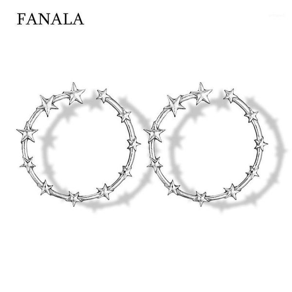 

women fashion round shape push back casual pierced hoop silver, gold earrings1, Golden;silver