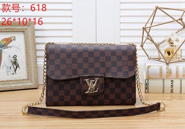 

2020 pu leather bag women wallet brand designer shoulder bags handbags man mini purse clutch holder louis wallet 618 666