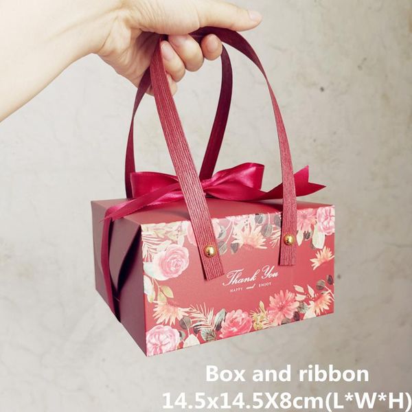 

stobag 5pcs cake boxes wedding birthday chocolate gift box baking bread biscuit candy baby shower decoration dessert packaging wmtfqg