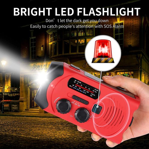 

гуанчжоу juropin портативный радиоприемник amazon бестселлер emergency ручной солнечная self-powered динамо weathher радиодиапазоне