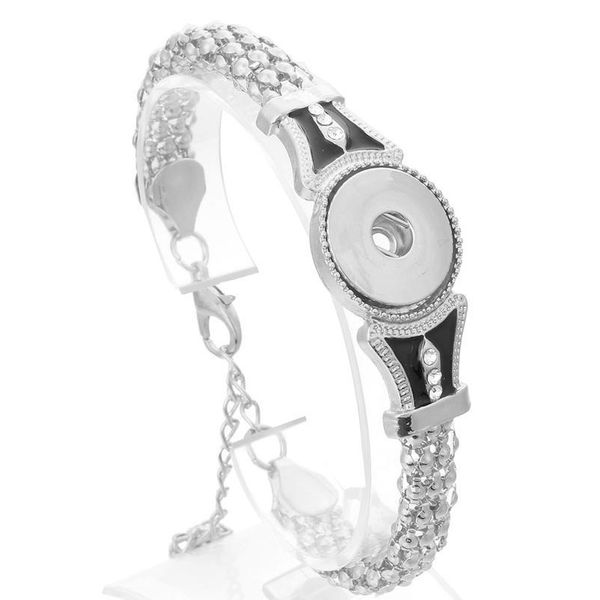 

new snap jewelry bracelets metal snap button bracelet fit 20mm 18mm snap buttons jewelry lobster-clow bracelet f jlletz, Golden;silver