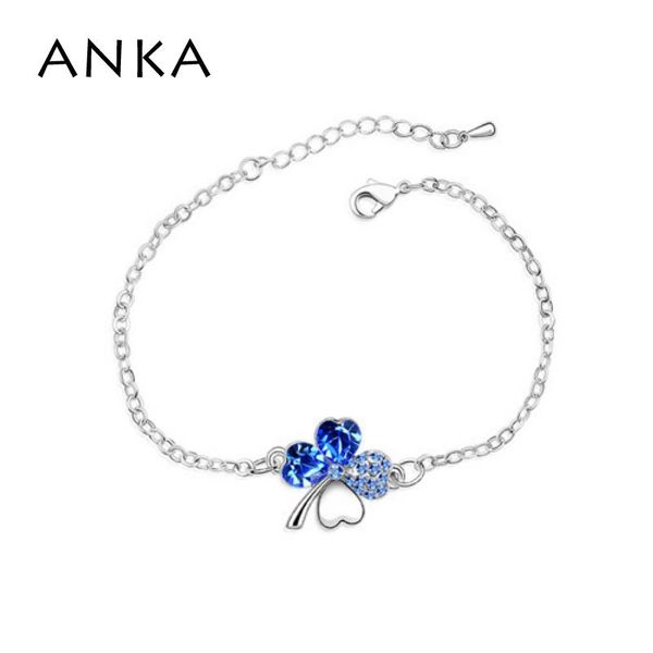 

2020 crystal clover bracelet crystals from austria #81824, Black