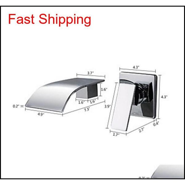 

promotion ceramic & chrome brass bathroom tub faucet single handletub spout wall mounted waterfall flow with ho jllofi sinabag