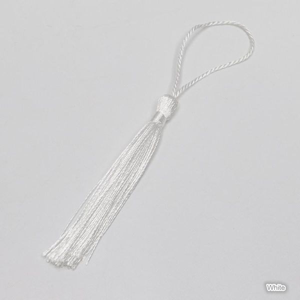 

50pcs polyester silk tassel fringe diy home curtain clothing sewing craft supplies charm pendant bookmark tassels h jllfhb