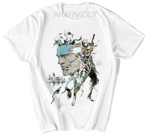 

mgs хидео кодзима metal gear solid t рубашки для мужчин / женщин с коротким рукавом хлопок повседневная футболка top тройники спорта толстов