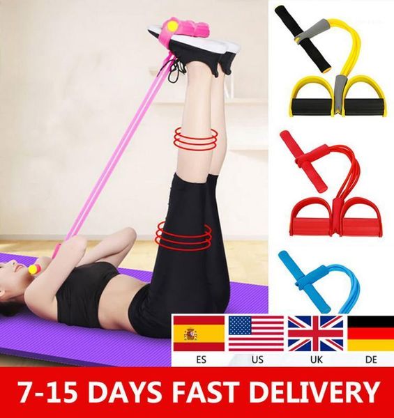 

resistance bands 4 tubes latex pedal expander tensile rope gym yoga workout waist training elastic band for fitness equipment1