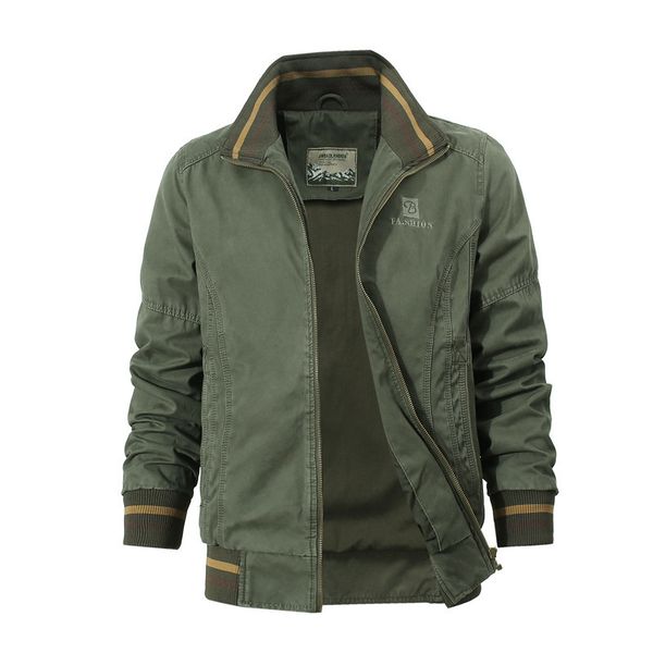 

2021 the new new male cotton washed jacket autumn and winter fashion solid m3r3, Black;brown