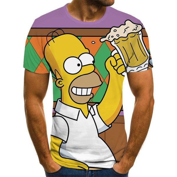 

new style anime printing ladies ladies horribl 3d print shirts graphic hippie comics men clothing