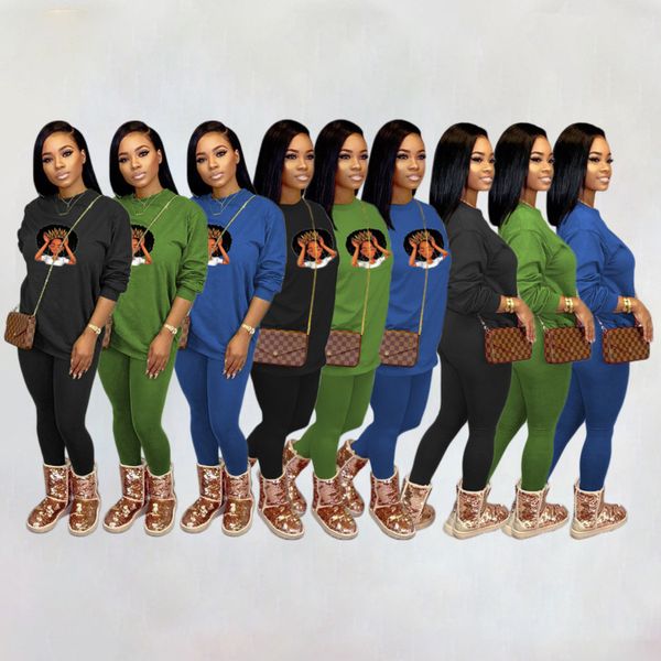 

sh7236 women's tracksuit long sleeve tees+ leggings pants two piece suit clothing female casual sportwear outfits s-xxl, White