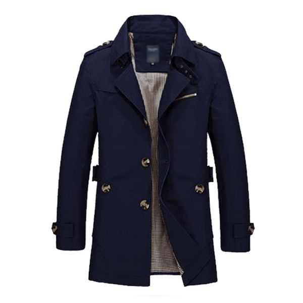 

men jacket coat long section fashion trench coat jaqueta masculina veste homme brand casual fit overcoat jacket outerwear 5xl, Black;brown