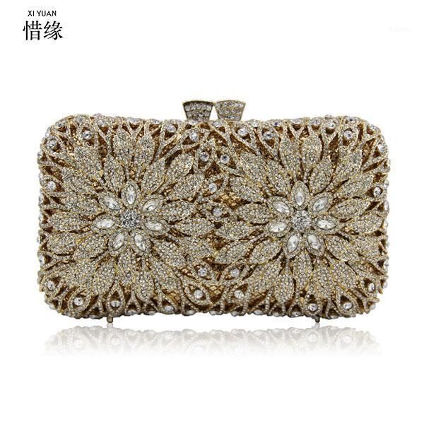 

evening bags xiyuan brand diamond blue luxury crystal women clutch bride wedding purple pochette party handbags1