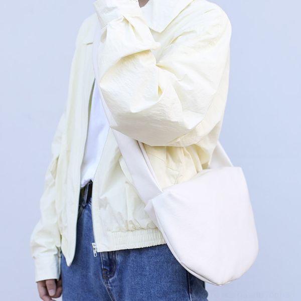 

73vgj korean version of and bagversatilefashionable skin dumpling soft simple solid color student's one shoulder bagleisure shoulder ba