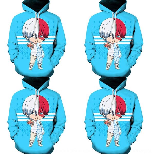 

rodt9 hero academy digital anime ritri around digitalyuchazi 3d printing hooded cospaly around academy hero anime ritri sweater digitalyu di, Black