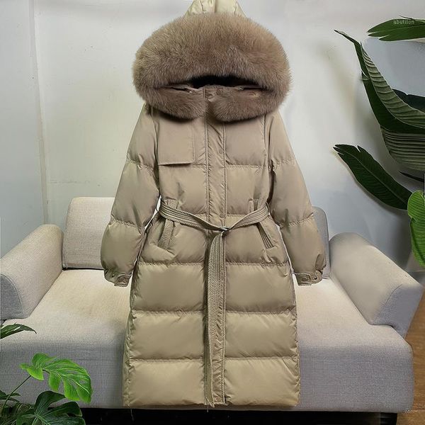 

women's down & parkas big fur collar cotton women coat winter thicken warm female outwear 1, Black