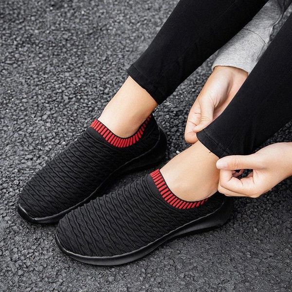 

summer fashion black women socks sneakers slip-on breathable socks shoes light casual shoes for women chaussure femme #t70c