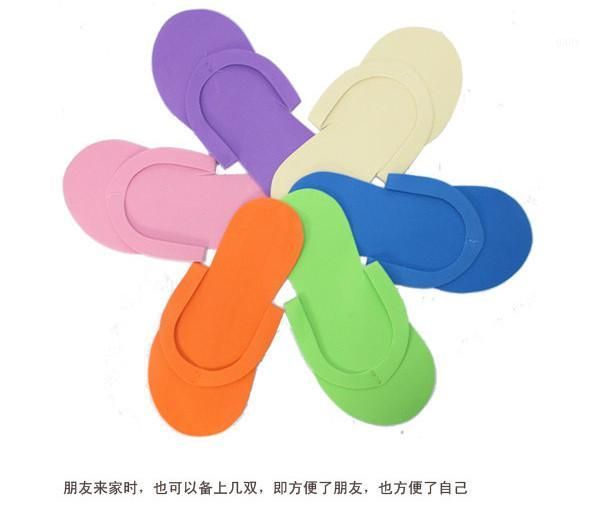 

bath mats wholesale-12pcs/lot disposable slipper / eva salon spa pedicure thong slippers beauty