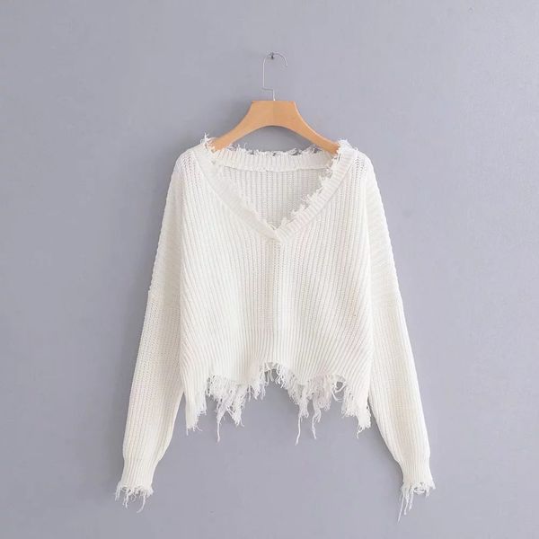 

2021 new autumn and winter solid sleeves low neckline short pullover bat thin versatile women's sweater mrwx, White;black