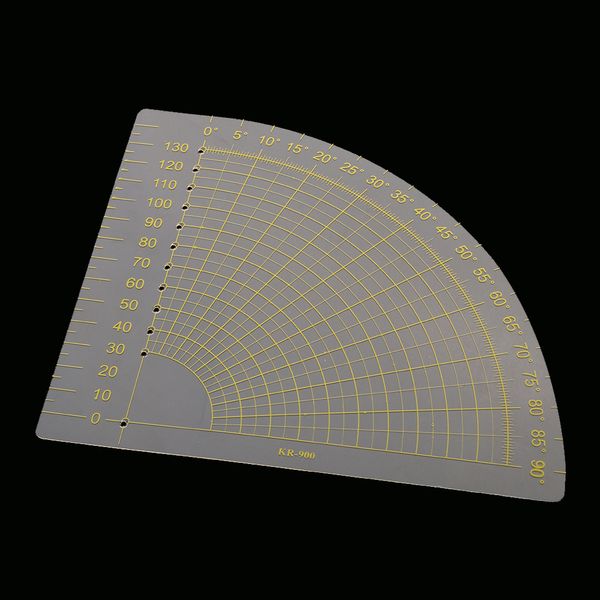 

18x16cm sector shape plastic quilt quilting ruler patchwork sewing ruler for crafts