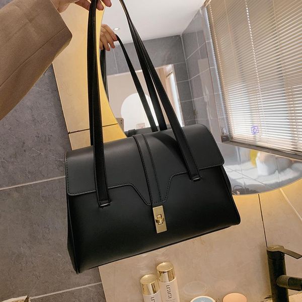 

designer large capacity one shoulder bag for women 2020 new fashion brand armpit bag pu leather solid color handbag for women