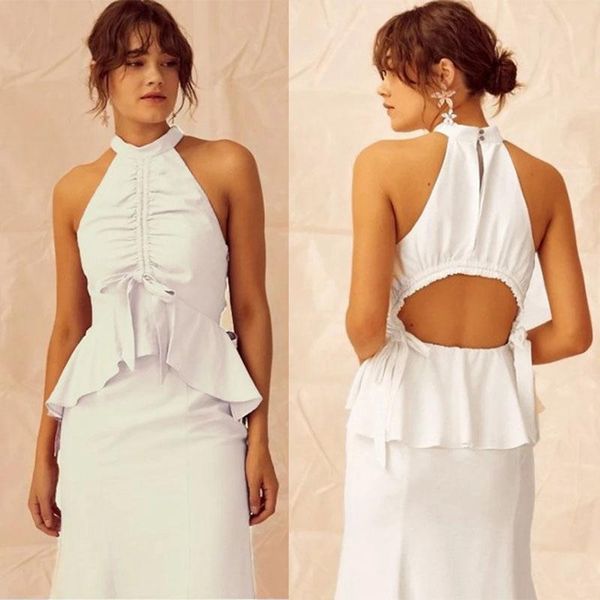 

casual dresses ladies fashion pencil skirt summer elegant halter neck sleeveless dress women, Black;gray