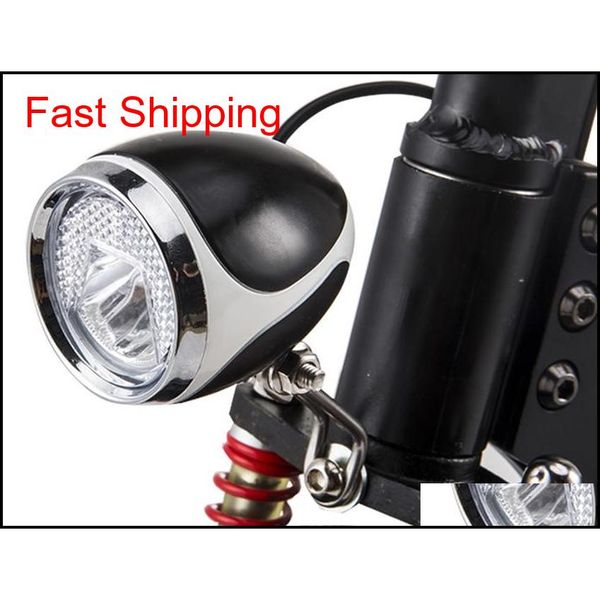 

24v36v48v universal led frontlight lamp with horn for scooter electric bike moped tricycle headlight with switch conversion part ahjdb